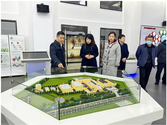 淮南市田家庵區區委常委、副區長張曙暉 考察建華文創集團