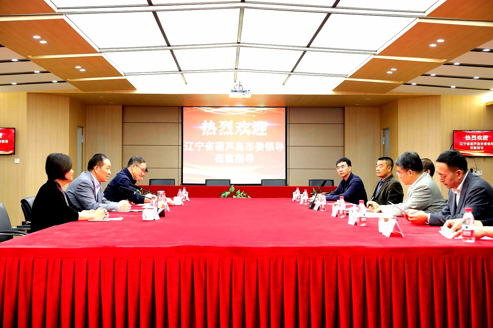 遼寧省葫蘆島市委領導蒞臨集團 調研民營經(jīng)濟統(tǒng)戰(zhàn)工作